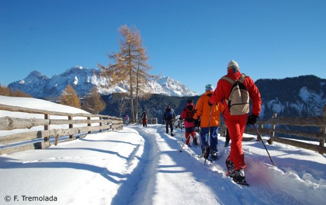  Caminar con raquetas de nieve 